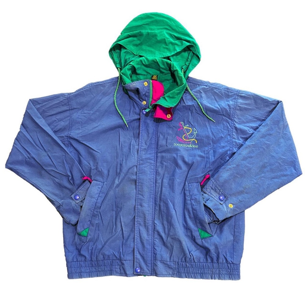 Vintage 90s Royal Caribbean Sovereign of the Seas windbreaker by Gear For Sports